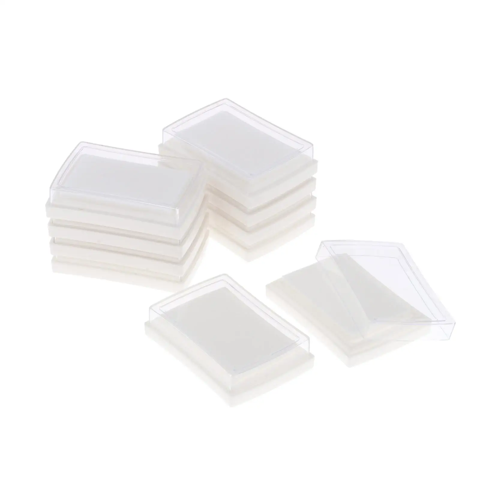 10 Pack Blank No Color Stamp Pad Craft Finger Ink Pad For Ink Refill Pigment Pad Kids Scrapbook Painting Card Making