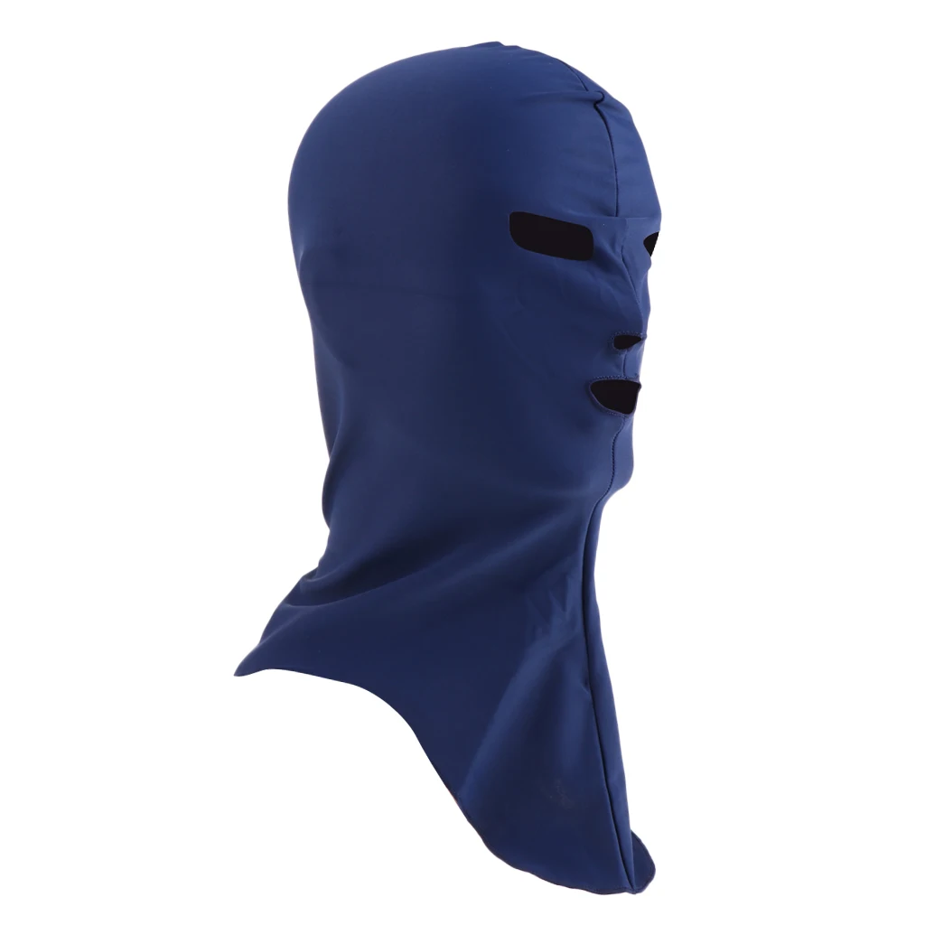 Swiming Diving Wetsuit Hood UV Sun Protection Full Face Mask Head Neck Cover Face Bikini Elastic Swim Cap