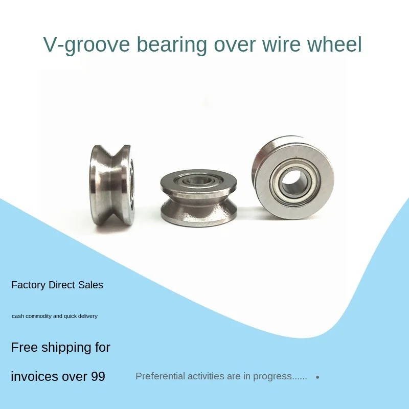 Outer ring grooved bearing V-groove drawing machine v624z straightener v623z groove straightener pulley home tools