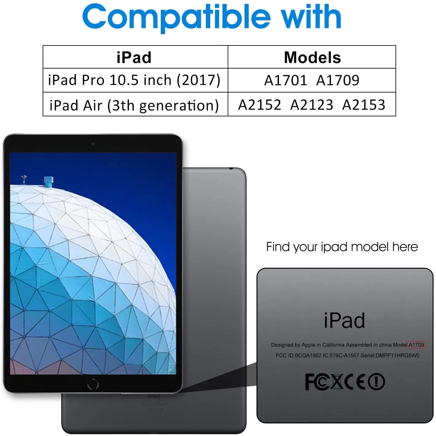 Vidro protetor transparente para apple ipad pro 10.5 "/ar 3 10.5" 2019 0.3mm hd proteção para os olhos anti-impressão digital filme temperado