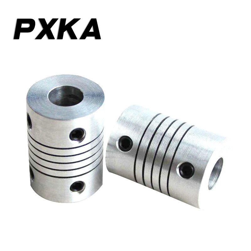 2pcs aluminum alloy flexible printer winding coupling encoder coupling hole 3/4/5/6/6.35/7/8/10