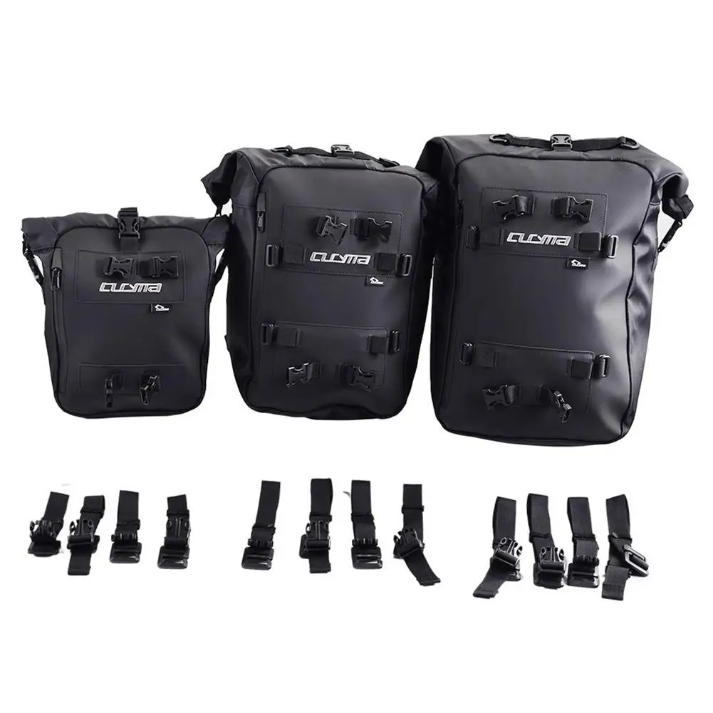 

10L 20L 30L Multiple Purposes Motorcycle Tail Pack Backpack Motorbike PVC Waterproof Rear Gear Bag For Rafting Fishing Camping