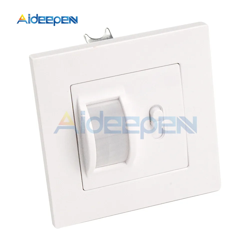 AC 110V-220V LED PIR Infrarot-Detektor IR Infrarot-Bewegungssensor-Schalter Ein/Aus Wandschalter mit Einstellbarer Zeitverzögerung für Zuhause – Detail 11