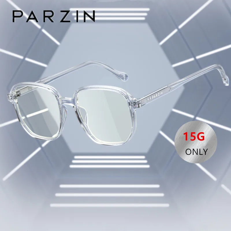 

PARZIN New Anti Blue Light Blocking Glasses Women Brand Designer Oversized Computer Glasses Optical Eyeglasses Frame 15815A