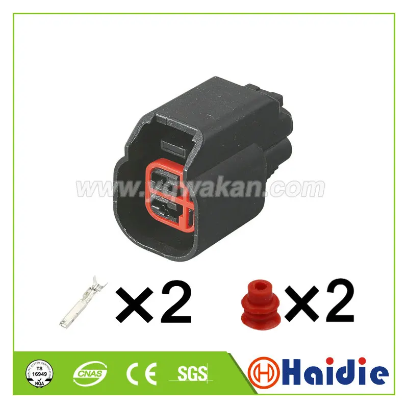 

5sets 2pin Waterproof housing wire electrical horn connector, nozze plug connector