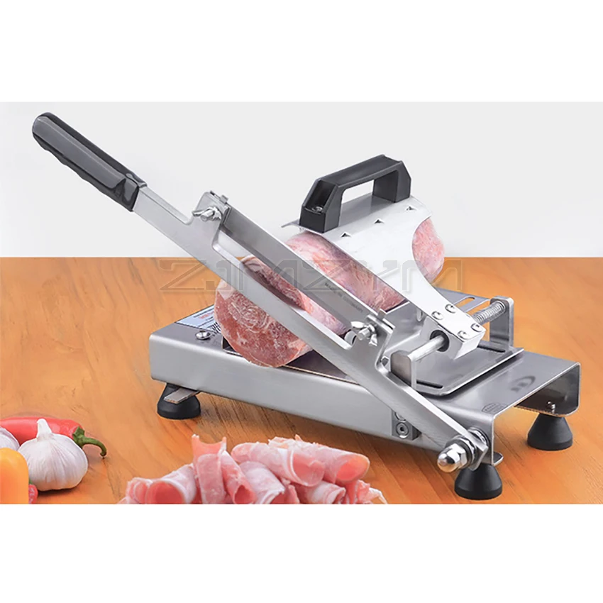 สแตนเลสเนื้อหั่นเครื่องเครื่องใช้ในครัวเรือนความหนาปรับเนื้อผักเครื่องตัดเครื่องมือห้องครัว