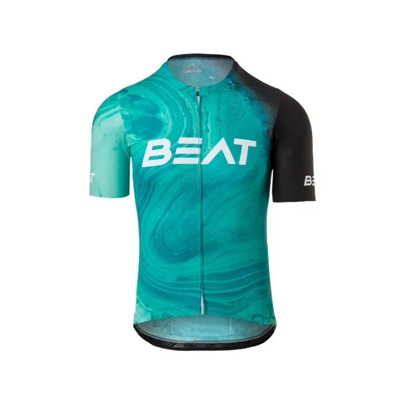 LASER CUT 2021 BEAT CYCLING CLUB TEAM Men's Cycling Jersey Short Sleeve Bicycle Clothing With Bib Shorts Ropa Ciclismo