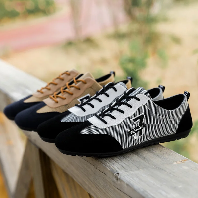 Spring Summer Men Casual Shoes Canvas Breathable Low Top Fashion Trend Versatile shoes For Men