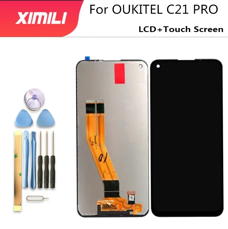 

New Original For Oukitel C21 Pro LCD Display + Touch Screen Digitizer Glass Panel Assembly For C21 Pro Replacement+Tools