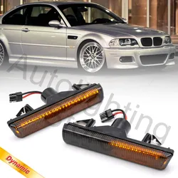 2pcs LED ์์ฐจ ์ฌ์ด๋ ๋ง์ปค ๋จํ ๋ฐฉํฅ ์ง์๋ฑ ๊น๋ฐ์ 01-06 BMW E46 M3 ์ฟ ํ/์ปจ๋ฒํฐ๋ธ 95-01 E38
