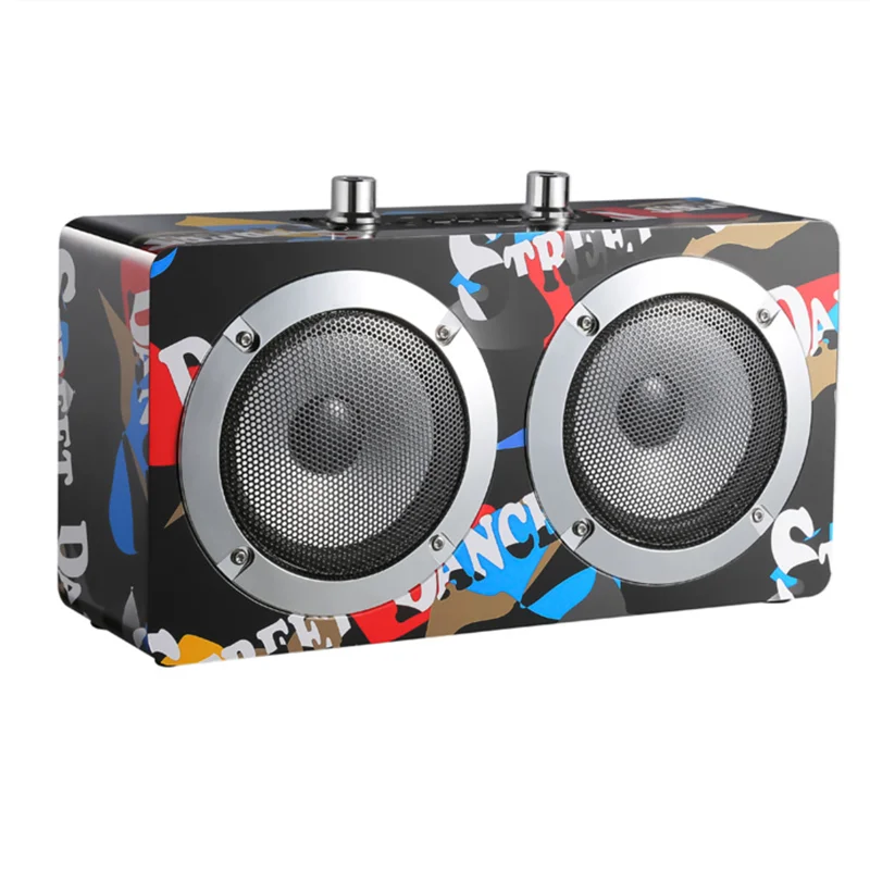 Imagem -03 - Potência Portátil Bluetooth Alto-falante sem Fio Subwoofer Casa Teatro Alta Fidelidade Estéreo Boombox Rádio fm Música Centro ao ar Livre Barra Som 50w de