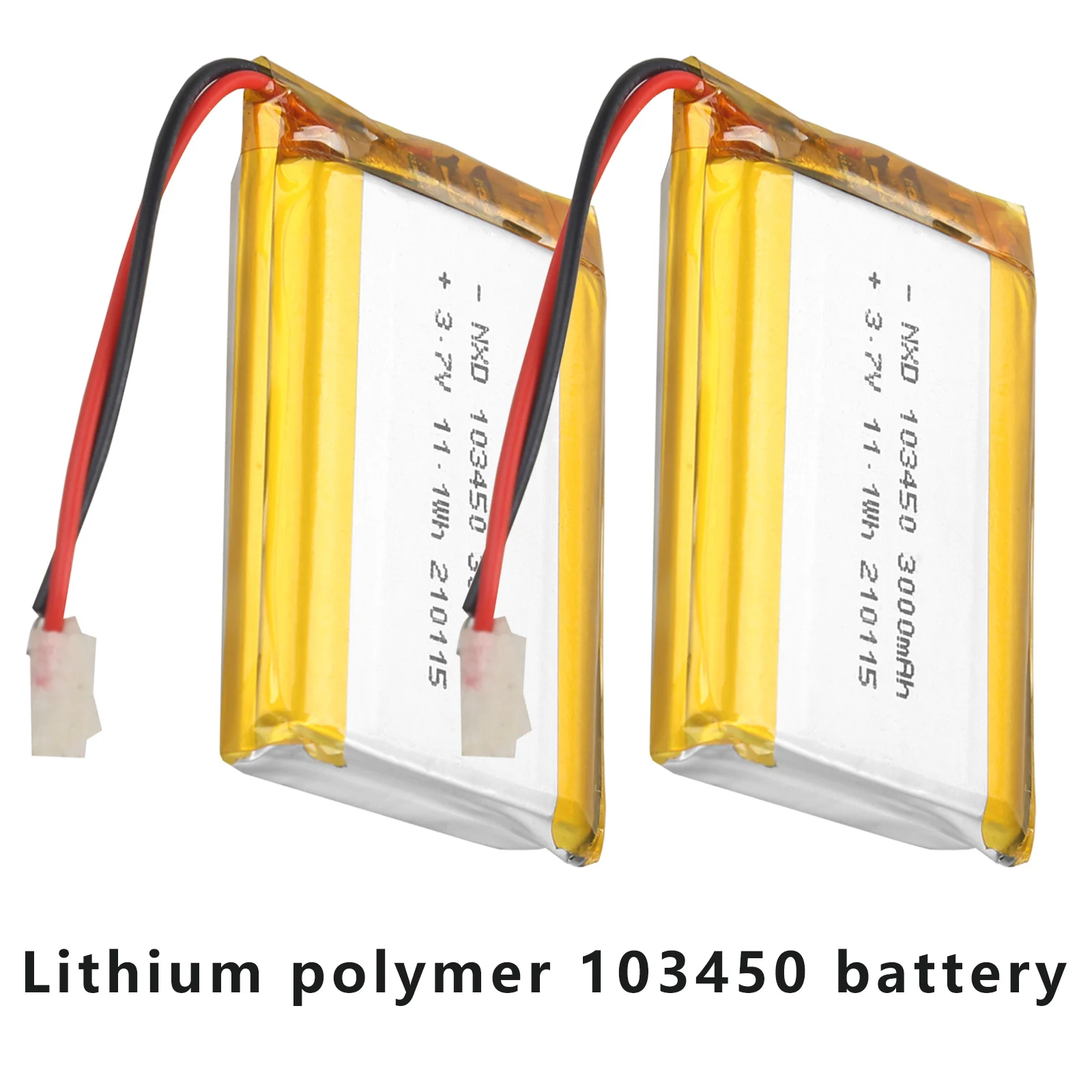 103450 3.7V 3000mAh polymer lithium rechargeable battery for GPS navigator MP5 GPS bluetooth speaker headset e-book camera