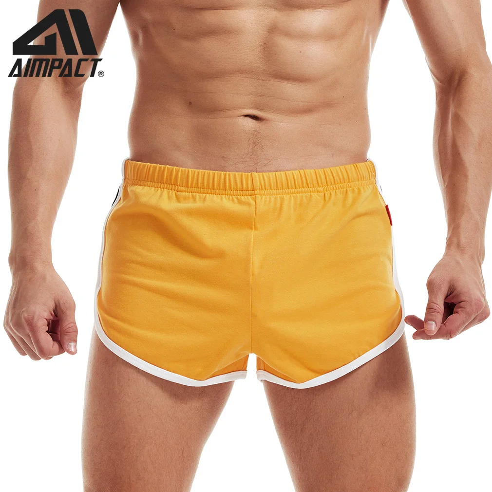 AIMPACT Men's Marathon Running Shorts Casual Sports Shorts Comfortable Shorts with Triangle Lining AM2902