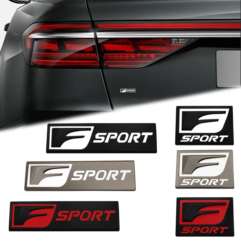 Car Accessories Metal Emblem Rear Trunk Body F Sport Badge Sticker For Lexus IS ISF GS RX ES CT LS NX IS250 IS300 RX350