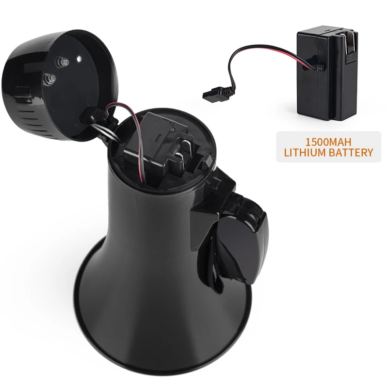 35 واط الطاقة المحمولة مكبر الصوت المتكلم بولهورن يده ميكروفون المدمج في صفارة الإنذار محرك فلاش USB 240S تسجيل