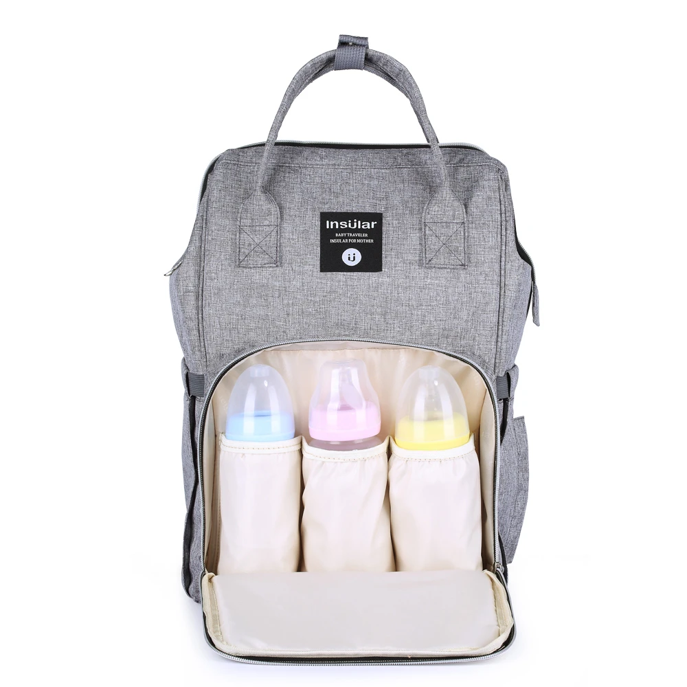 2024 Brand Nappy Backpack Bag Mummy Large Capacity Stroller Bag Mom Baby Multi-function Waterproof Outdoor Travel Diaper Bags