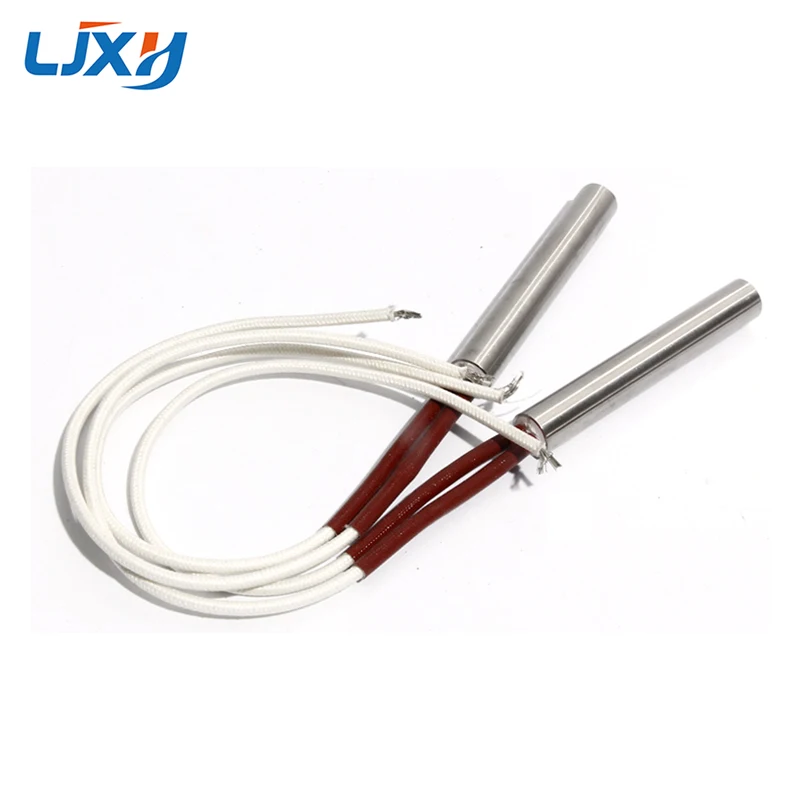 LJXH 2PCS 8mm 80~150mm Tubular Cartridge Heater 110/220/380V 304SUS Electric Heating Pipe 200/210/250/300/380W Resistance Part