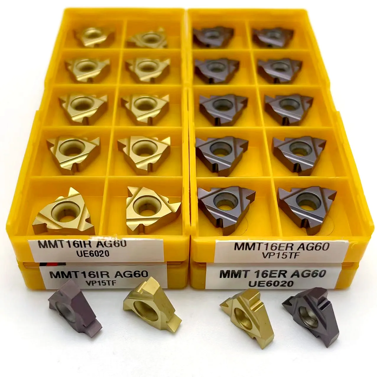 MMT16ER /16IR AG60 inserti in metallo duro utensile per tornitura filettatura utensile per tornio utensile per tornio utensile CNC 16 erag60 inserti filettati inserto per tornitura