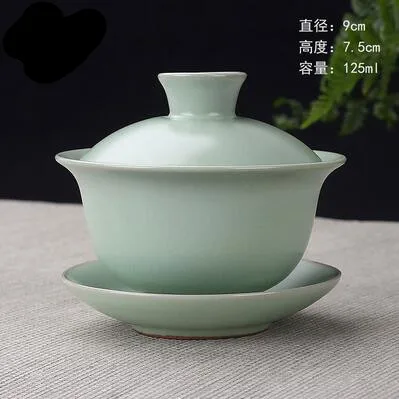 Chinese handgeschilderde Kungfu theeservies, terrine Dehua, wit porselein, Gaiwan, pannenset voor op reis, snelle kop, hoge kwaliteit