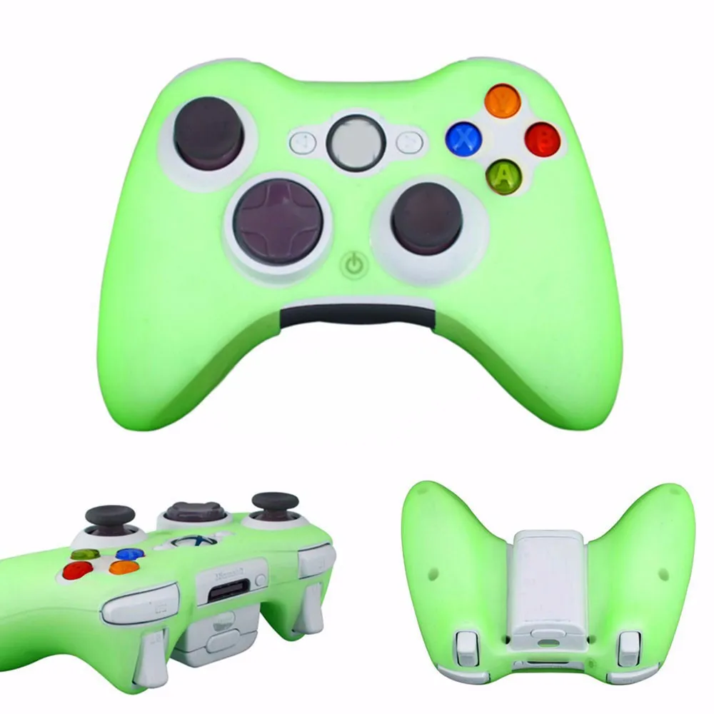 Coque de protection en silicone pour manette Xbox 360, étui souple en caoutchouc, accessoire de manette de jeu