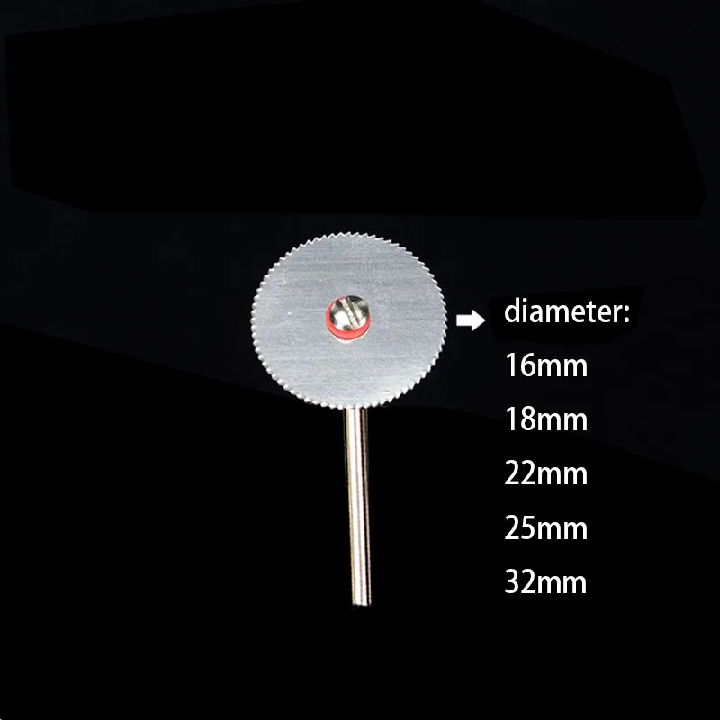 Disco de corte de Metal de acero inoxidable, herramientas rotativas Dremel, 16, 18, 22, 25, 32mm, 5/10 unidades