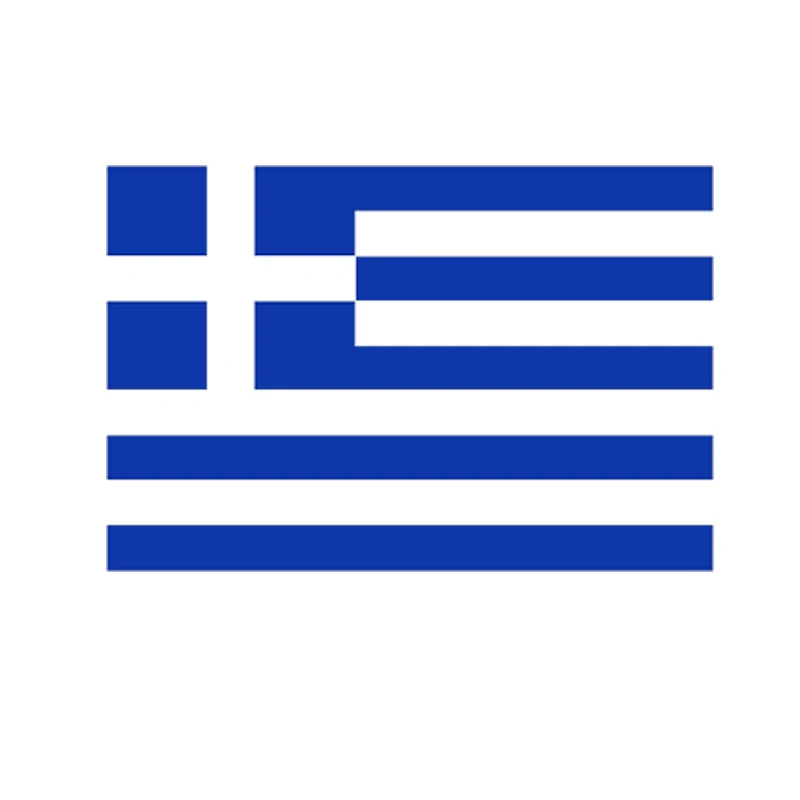 

Fine Car Sticker Greece Greek Flag Hellenic Hellas Vinyl Decal Waterproof JDM Bump Sticker