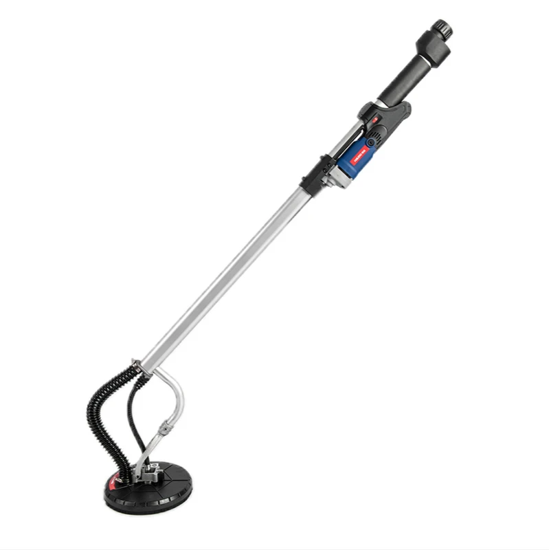 220V 710W Telescopic Long Pole Wall Grinding Machine Disc Sanding Machine Electric Wall Sander Polisher With LED Light