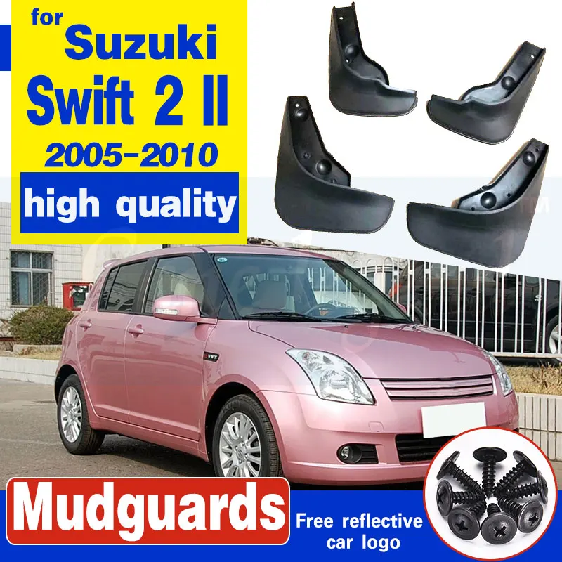 Автомобильные брызговики для Suzuki Swift 2 II 2005-2010, брызговики, брызговики, брызговики, крылья 2006, 2007, 2008, 2009,