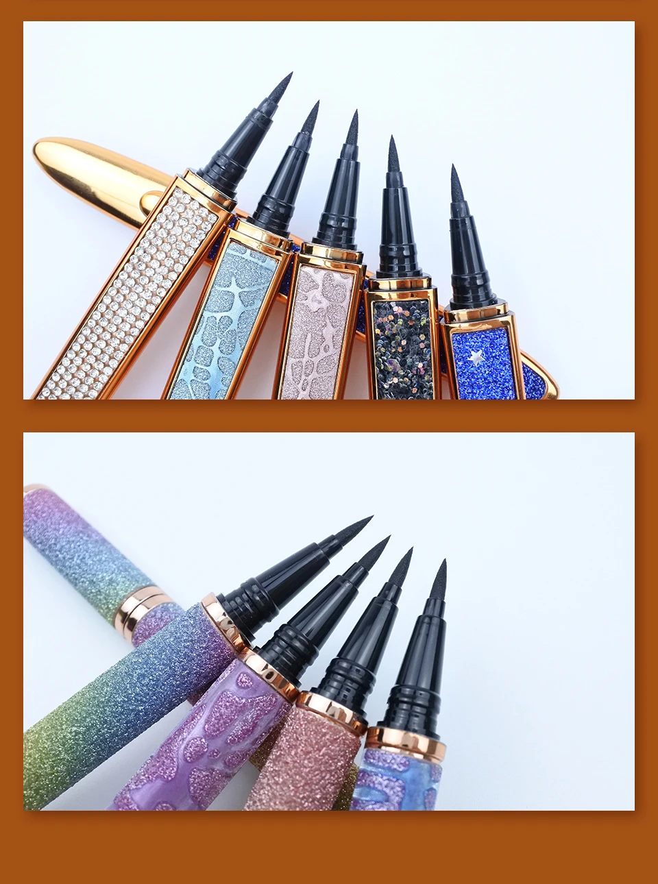 REDSIREN 2-in-1 Wimpernkleber & Eyeliner Wasserfest Langanhaltend Selbstklebender Kleber für Künstliche Wimpern Schwarzer Flüssig-Eyeliner Klebestift – Detail 10
