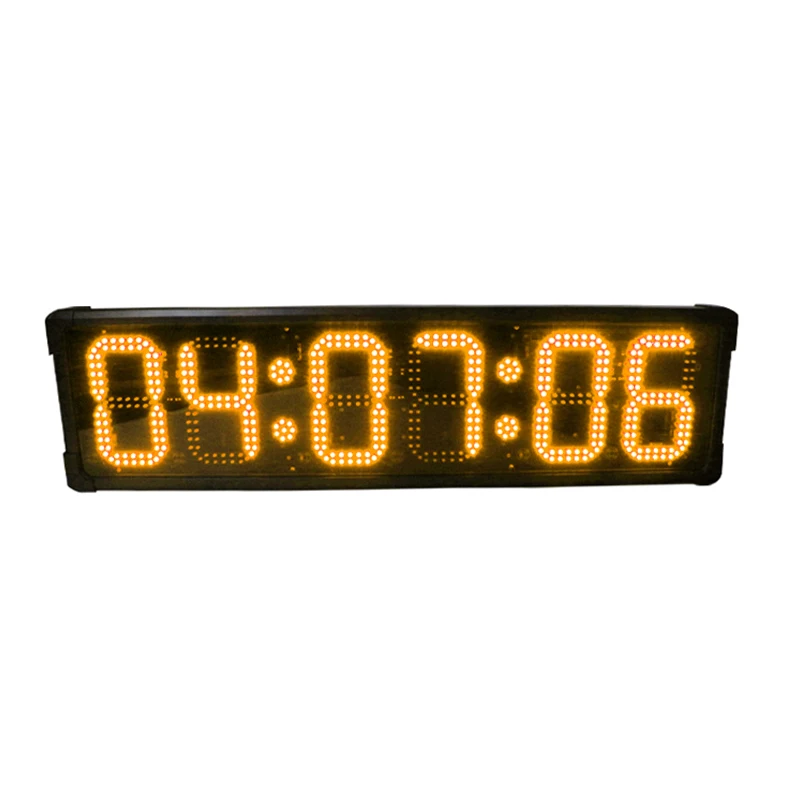 Ganxin  8'' LED Countdown Marathon Timer large square sports timer clock