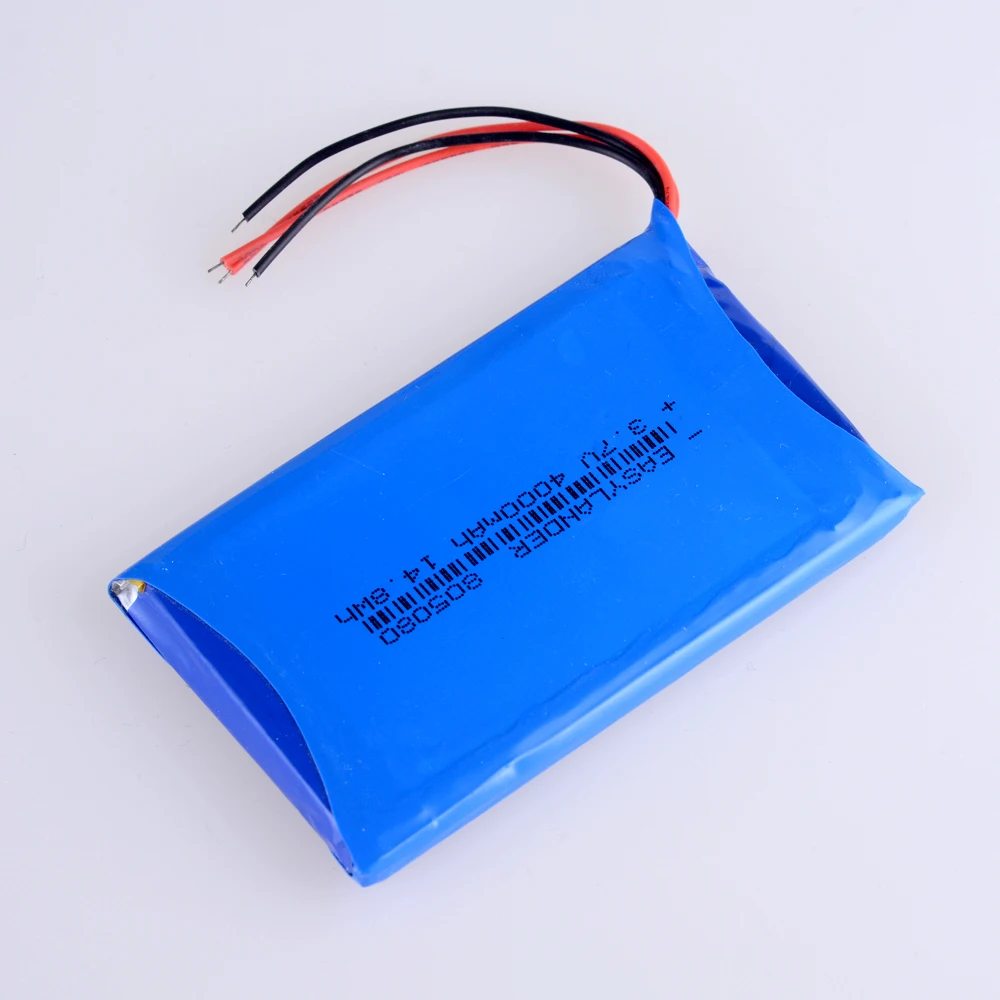 805080   3.7V 4000mAh 14.8wh akumulator litowo-jonowy polimerowy do tabletu GPS PSP DVD PAD