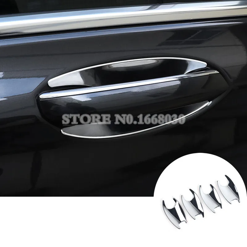 

ABS Side Door Handle Bowl Trim Cover 4pcs For BMW 7 Series G11 G12 2016-2021 Car accesories interior Car decoration