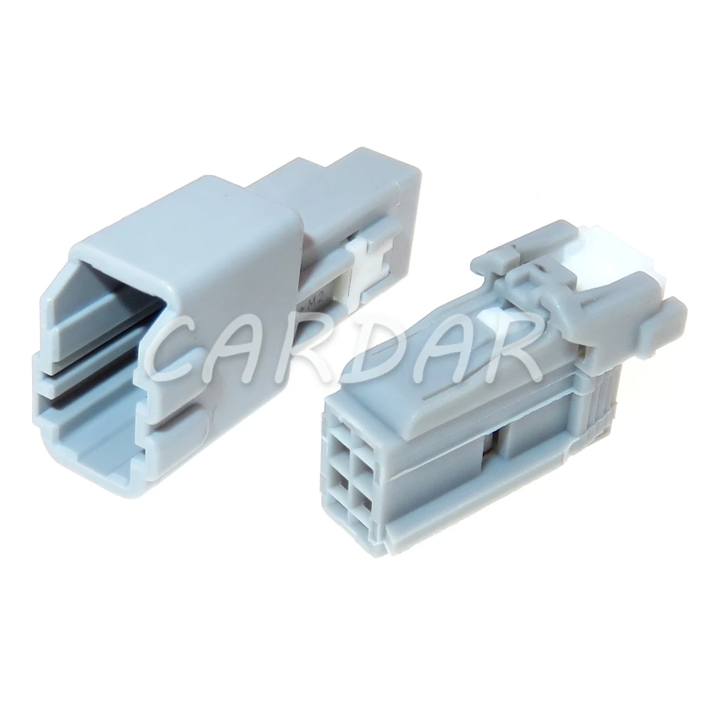 1 Set 4 Pin 0.6 Series 9315484 Grey Unsealed Socket AC Assembly With Terminal Automotive Wiring Harness Connector