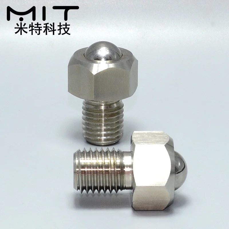 factory outlet 1pcs MT183 MT184 Ball Rollers Transfer Rollers,Hex Head ,Stud Type,dia 5 6 8 10 12 16 M20 factory price