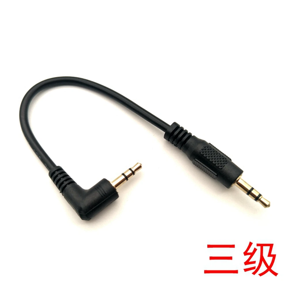 Verkauf! 3,5mm Stecker auf Stecker Jack Audio Kabel zu 3,5mm aux kabel hdmi 90 Grad Rechtwinklig für Auto kopfhörer MP3/4 Aux Ka