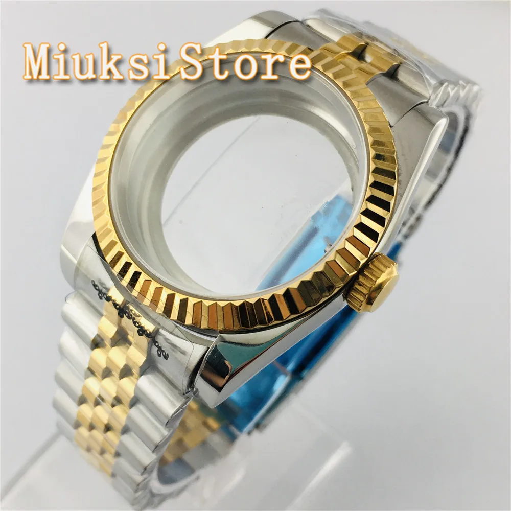 40mm Rose Gold Coated Case Watch Case fit NH35 NH36 Miyato 8215 8205 DG2813 3804 Automatic Movement  Stainless stee