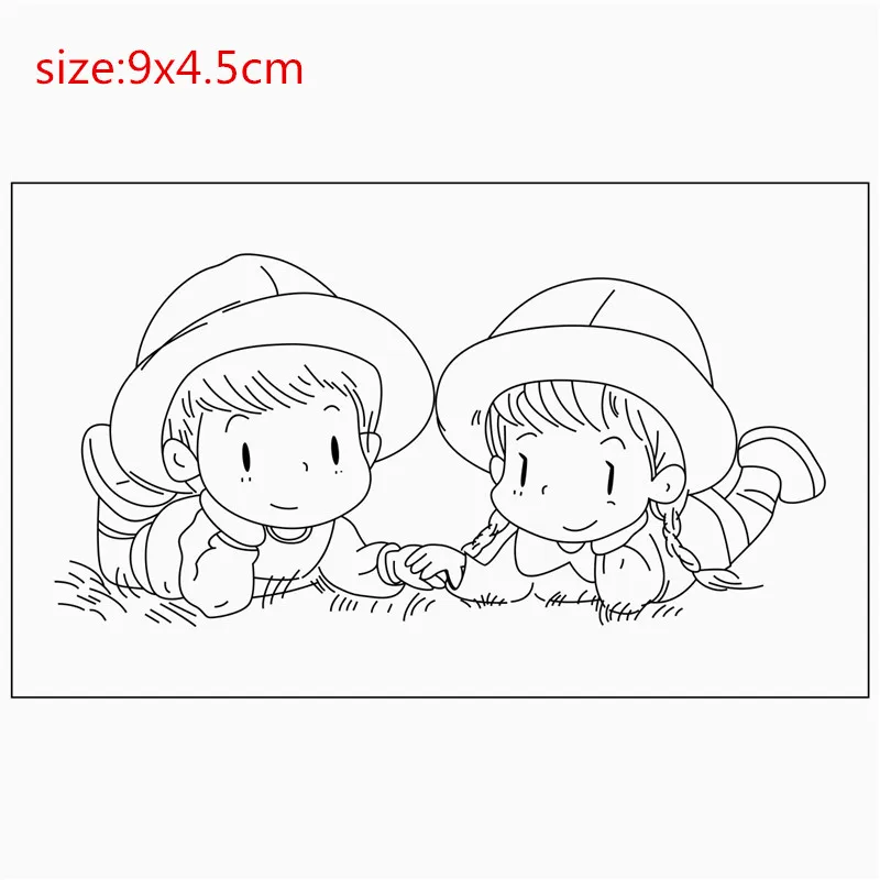 Transparent Silicone Clear Rubber Stamp, Sheet Cling, DIY Scrapbooking, Cute Pattern, Photo Album, Decor, Friendship Stamp