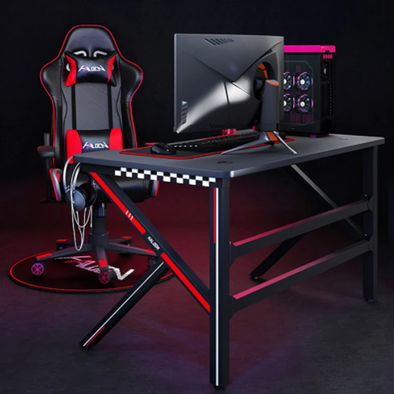 Mesa de Silla para juegos, escritorio para ordenador, escritorio para jugadores, soporte para ordenador portátil competitivo