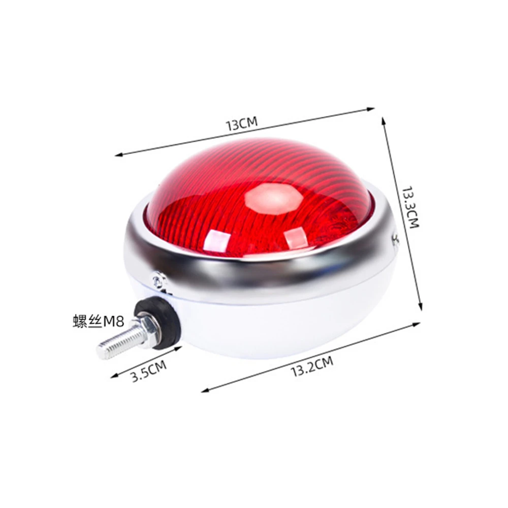 1 Set 12V Traffic Police Motorcycle Strobe Lights Red Blue LED Motorbike Flashing Light Accessories Parts