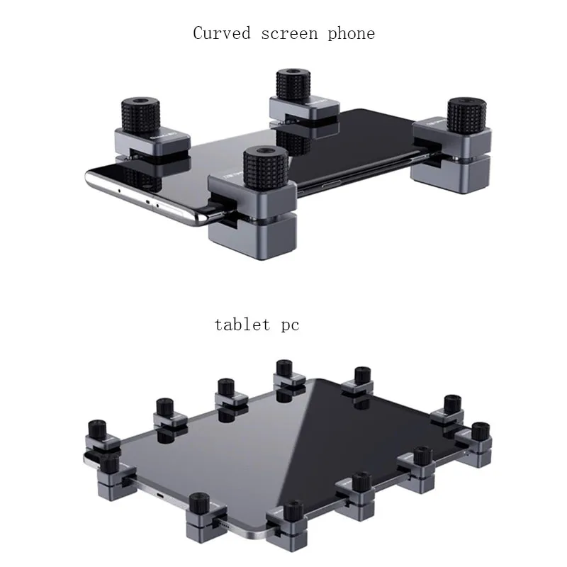 Qianli iClamp A CRISTALLI LIQUIDI Del Telefono Dello Schermo di Correzione di Fissaggio Clip di Set di Strumenti di Metallo di Fissaggio Morsetto Regolabile per iPad Tablet PC di iPhone Riparazione