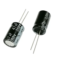 250V47UF 13x21mm Aluminum Electrolytic Capacitor 47uf250V 250v47mf 47mf250v 250v47MFD 250wv 250vdc 250v 47uf 68uf 100uf 150uf