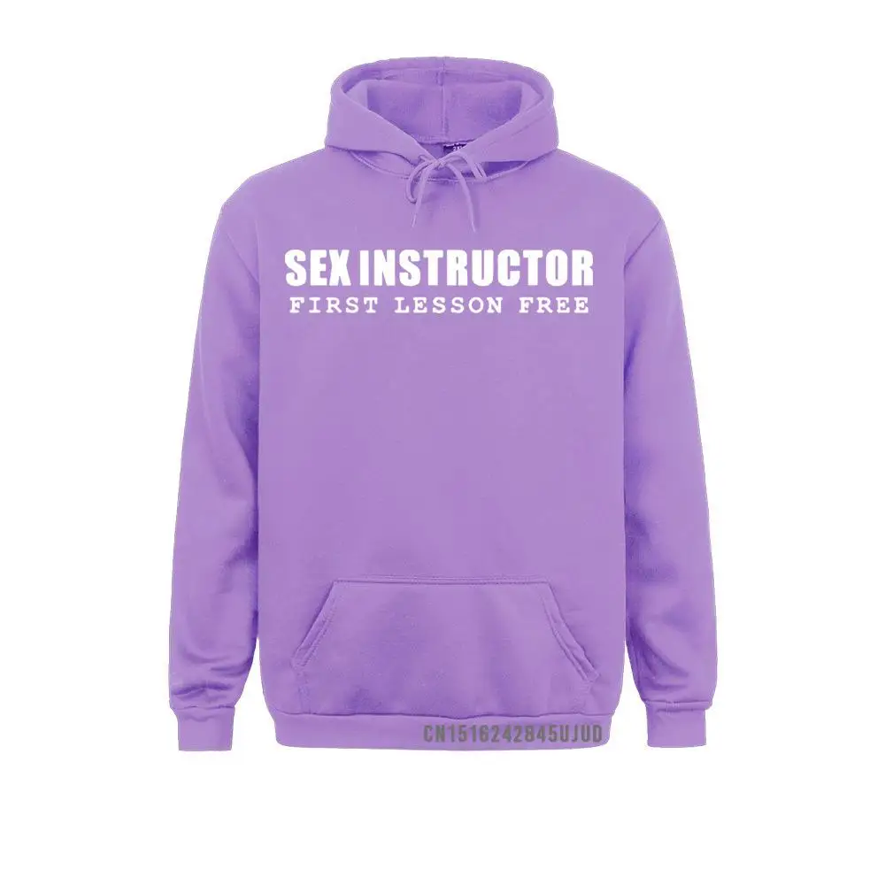 SEX INSTRUCTOR HILARIOUS ADULT HUMOUR COOL JOKE GIFT Hoodie Men Funny Sportswear Man Clothing Pullover Costume Sweatshirt