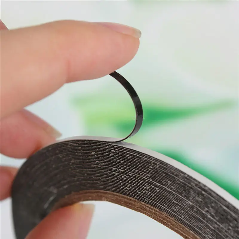 10mx2mm thick 0.3mm Sticker Double Side Adhesive Black Foam Tape Fix For Cellphone Touch Screen LCD Mobile Phone Repair Tape