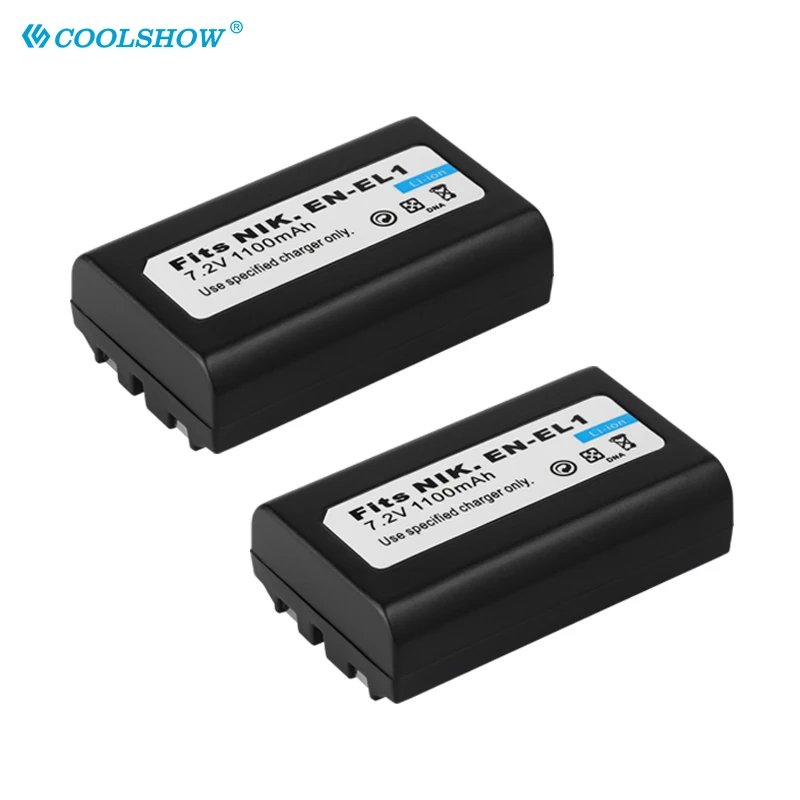 EN-EL1 EN EL1 ENEL1 Battery 1100mAh for Nikon Coolpix 500 775 880 885 990 995 4300 4500 4800 5000 5400 5700 8700 Batterie Camera