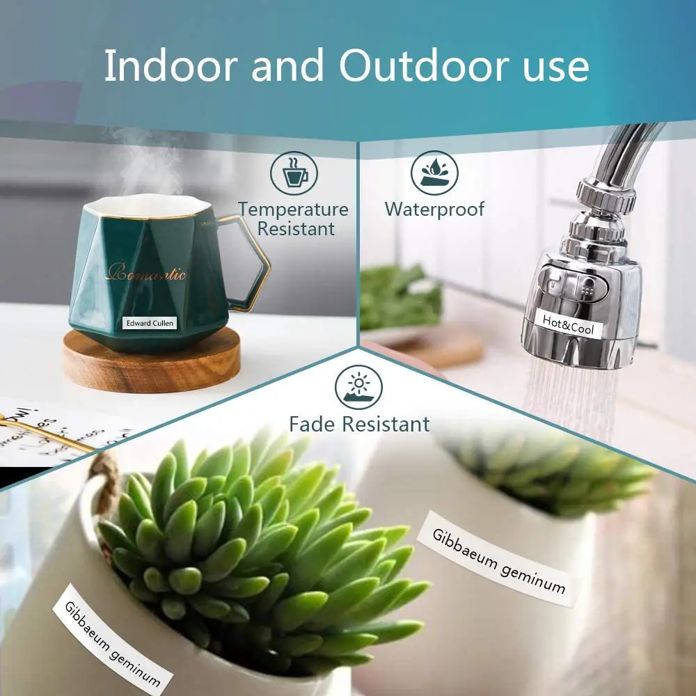 6/9/12mm Machine Labeling Ribbons TZ-White-Label Tape Compatible For Brother Label Tape TZe-231 Laminated Ribbon TZ131 Printer