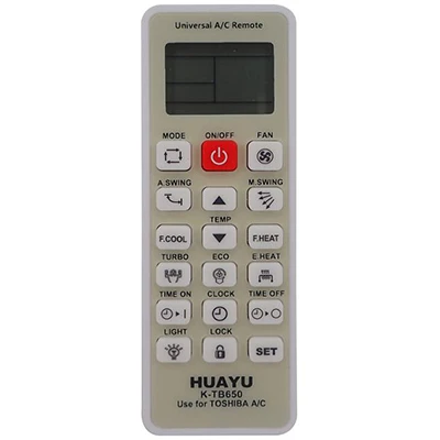 HUAYU KK K-TB650 TOSHIBA UNIVERSAL SMART AIR CONDITIONER REMOTE CONTROLLER