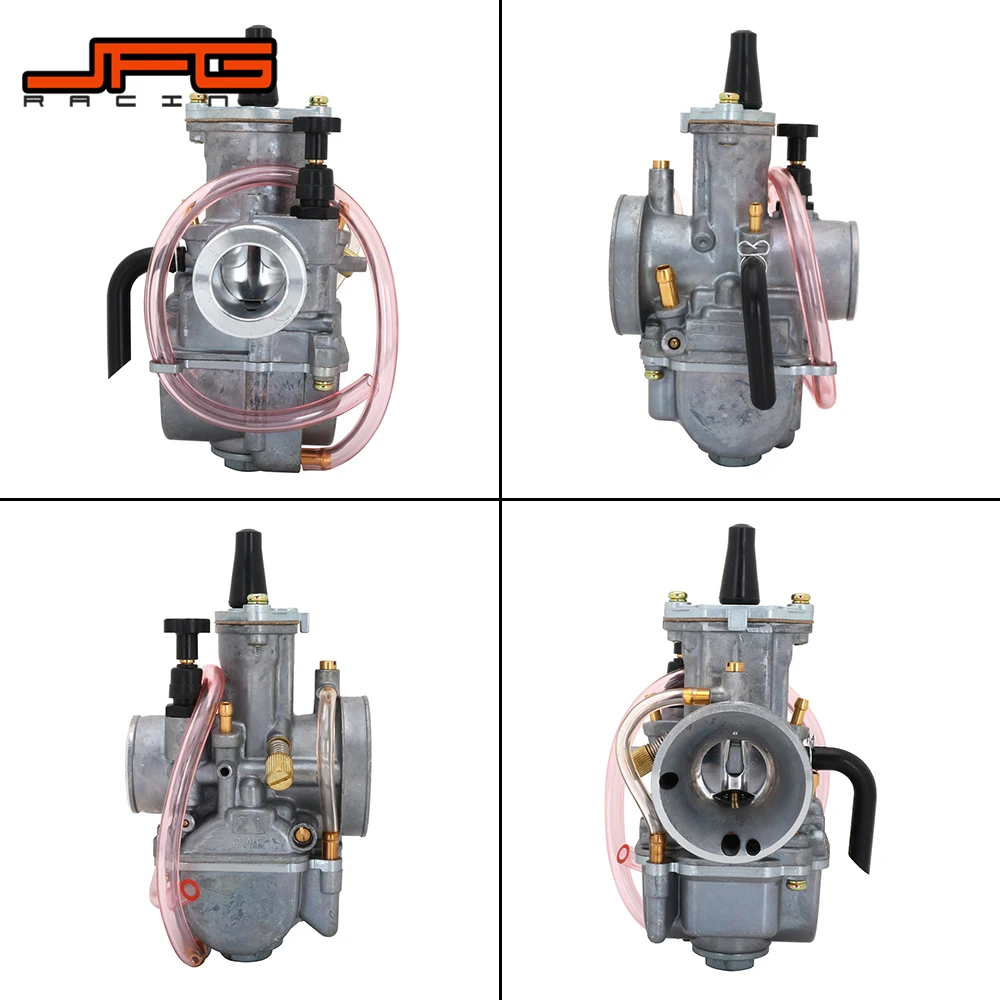 Motorcycle Universal For PWK 21 24 26 28 30 32 34 MM Carburetor Carburador With Power Jet For Keihin Mikuni YAMAHA HONDA Scooter