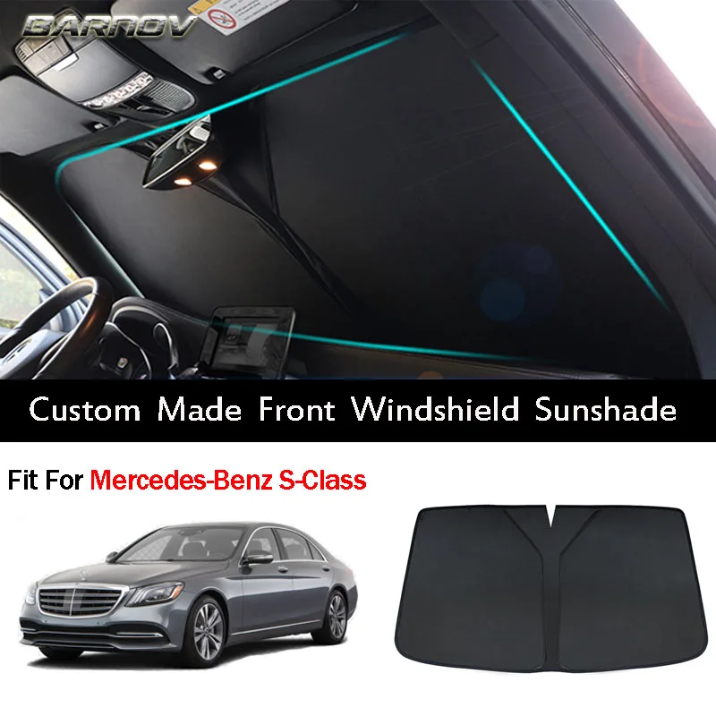 

Car Special Front Windshield Sunshade Double Insulation Custom Made Fit For Mercedes-Benz S-Class W126 W140 W221 W222