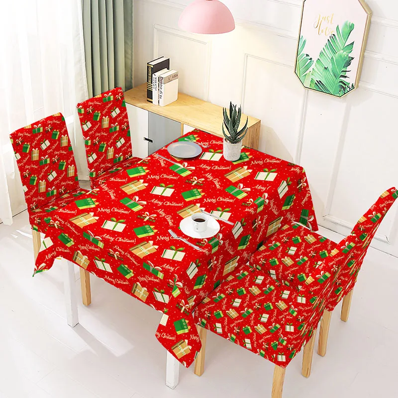 

Christmas Tablecloth Modern Simple Waterproof Tablecloth Household Rectangular Tablecloth Hotel Holiday Decoration Table Cover