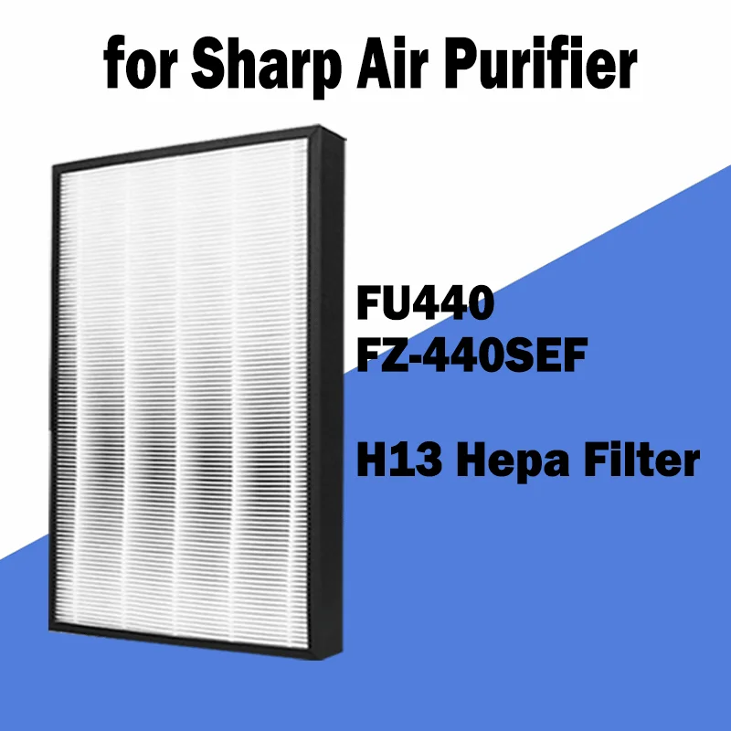 H13 Replacement Hepa filter FZ-440SEF for Sharp FU440 Air Purifier Filter to Filter Dust ,PM2.5,Small Particle